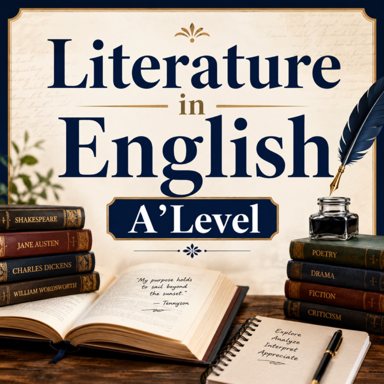 Cameroon GCE, Form Upper Sixth. Literature in English